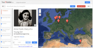 Anne Frank Map