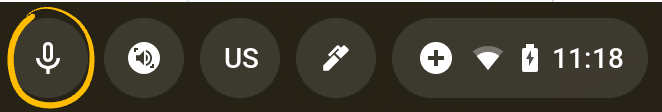 Click to enable voice typing