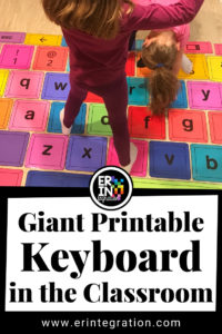 Giant Printable Chromebook Keyboard