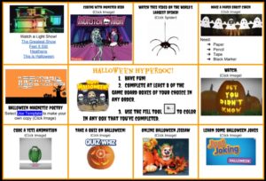 Halloween Choice Board