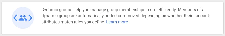 Dynamic group membership