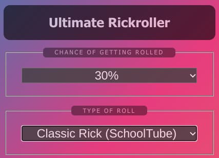 Ultimate Rickroller