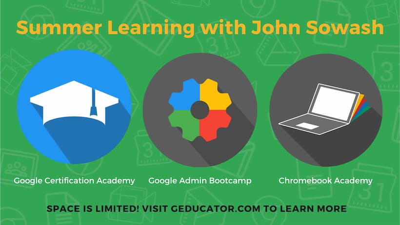 summer learning with John Sowash