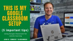 Teaching online with Google Classroom